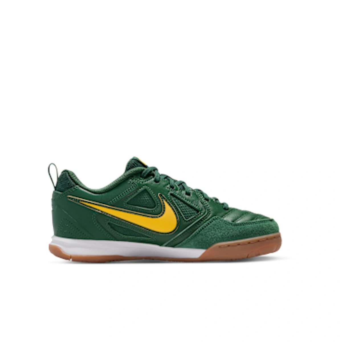 (Youth) Nike Gato Sneakers Fur/White/Gum Medium Brown/Varsity Maize