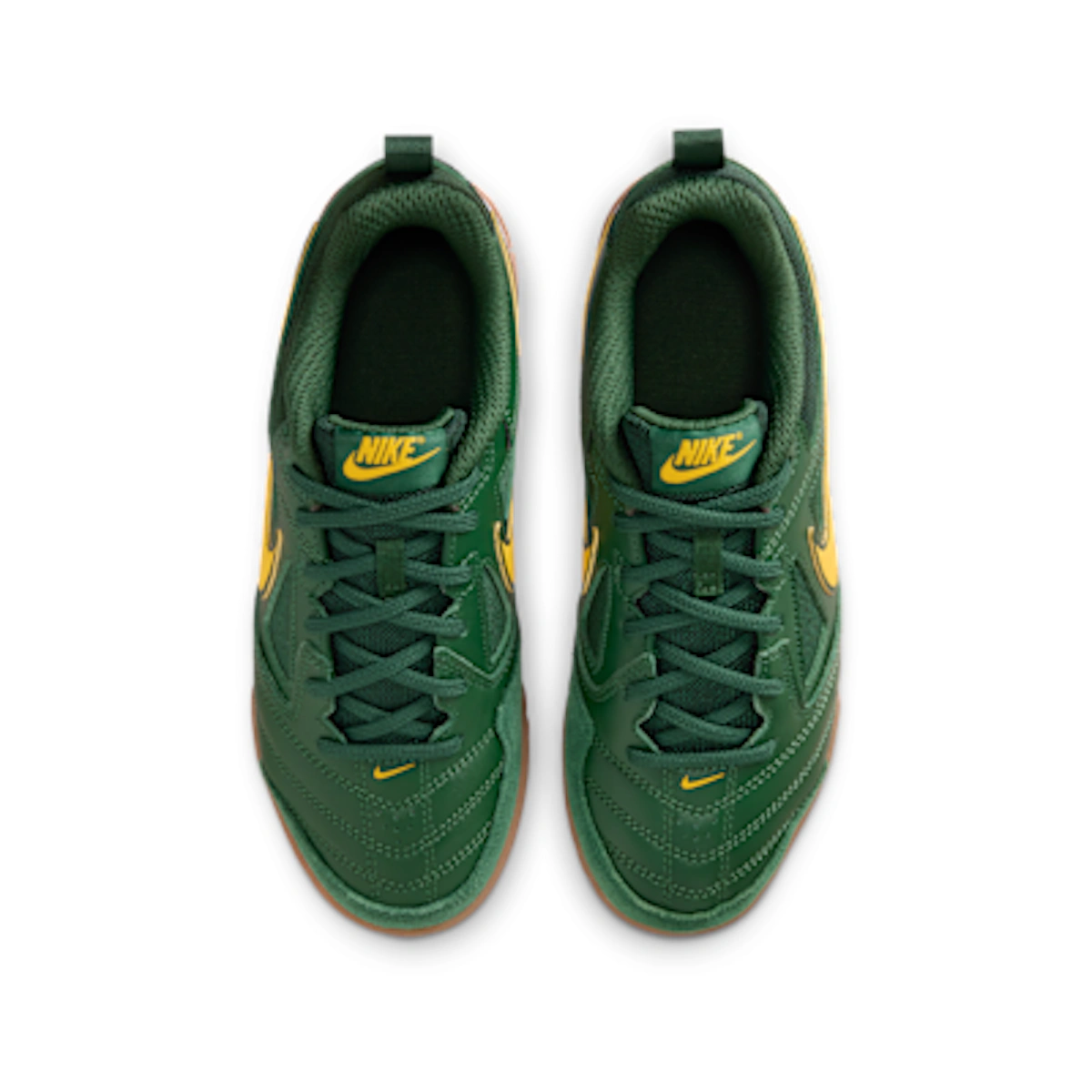 (Youth) Nike Gato Sneakers Fur/White/Gum Medium Brown/Varsity Maize