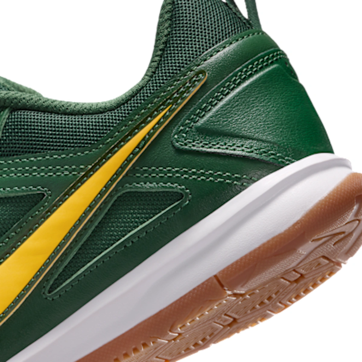 (Youth) Nike Gato Sneakers Fur/White/Gum Medium Brown/Varsity Maize