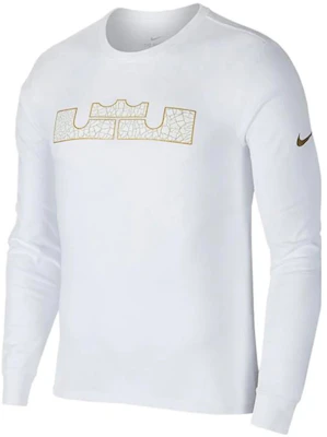 Nike Geometric Print Crewneck Long Sleeve T-Shirt White 924224-100 Buy Nike Geometric Print Crewneck Long Sleeve T-Shirt White 924224-100