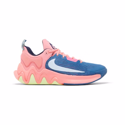 Nike Giannis Immortality 2 'Dark Marina Blue Laser Crimson'