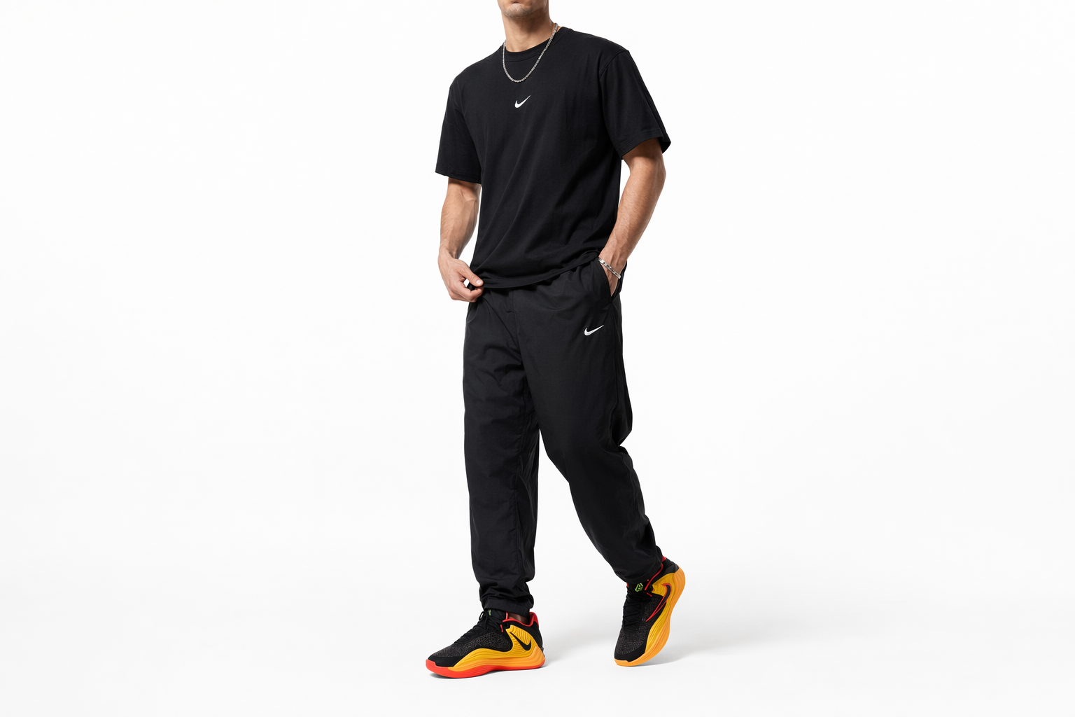 Order Nike Giannis Immortality 7 EP Negro/Naranja Láser/Volt/Rojo Brillante HF3451-007