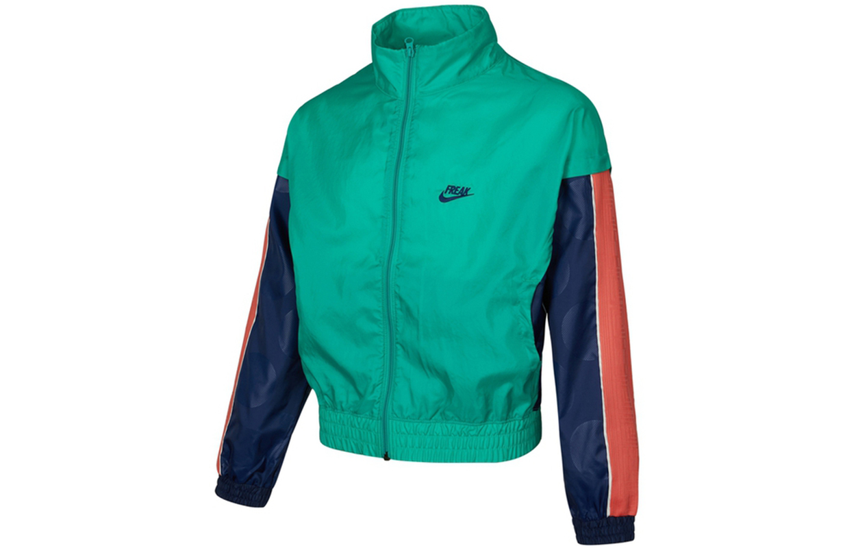 Nike Giannis Lightweight Retro Colorblock Woven Jacket Emerald Green DA5670-372