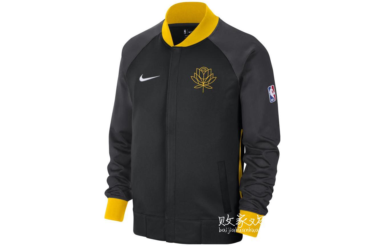 Order Nike Golden State Warriors Showtime City Edition Sudadera Negra/Amarilla DN8404-010
