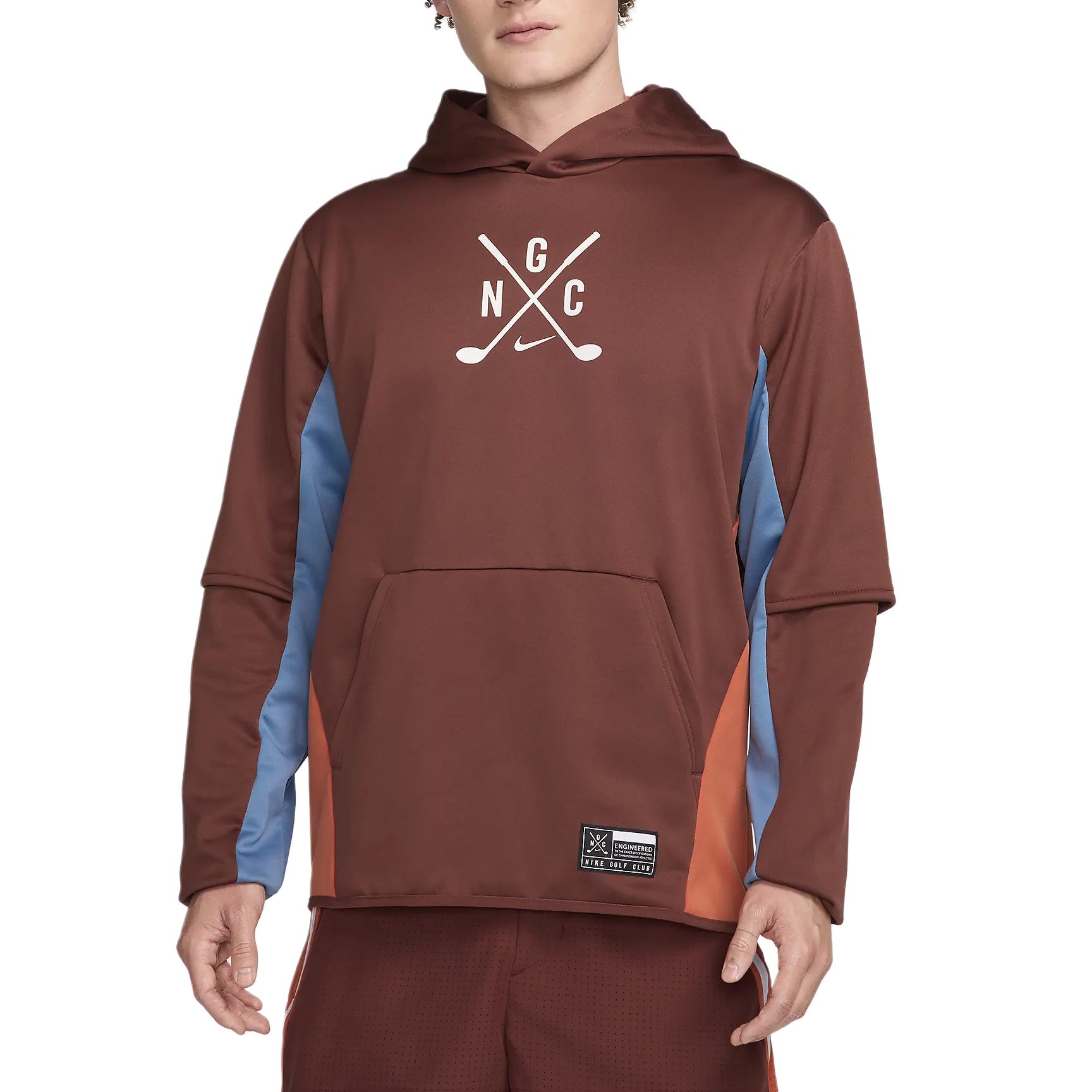 Nike Golf Club Dri-FIT Pullover Sweatshirt - Dark Pony/Aegean Storm/Coral/White FQ1145-231