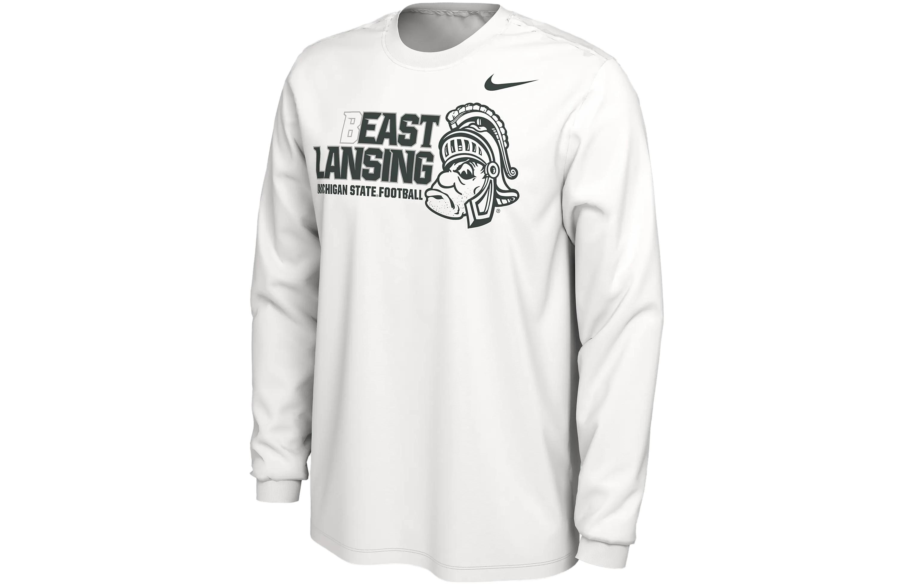 Nike Graphic Print Crewneck Sweatshirt White 00038522X-MS2