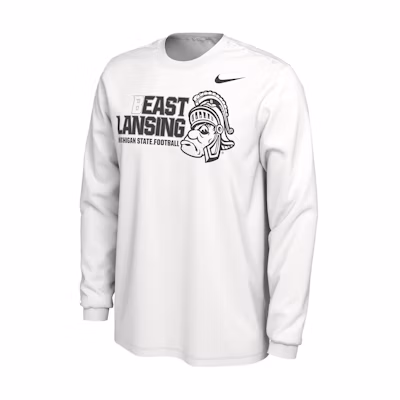 Nike Graphic Print Crewneck Sweatshirt White 00038522X-MS2