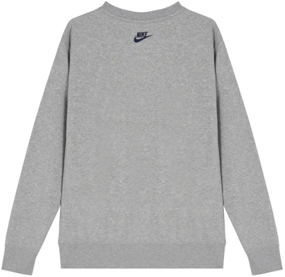 Nike Gray Crewneck Sweatshirt with Lettering and Animal Print Design HV1063-063 Lookbook Nike Gray Crewneck Sweatshirt with Lettering and Animal Print Design HV1063-063
