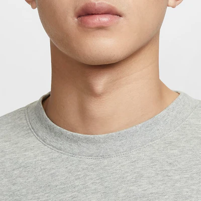 Nike Gray Crewneck Sweatshirt with Lettering and Animal Print Design HV1063-063 Sizing Nike Gray Crewneck Sweatshirt with Lettering and Animal Print Design HV1063-063