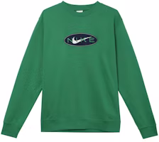 Nike Green Embroidered Logo Crewneck Pullover Sweatshirt Long Sleeve FZ4729-399 Nike Green Embroidered Logo Crewneck Pullover Sweatshirt Long Sleeve FZ4729-399