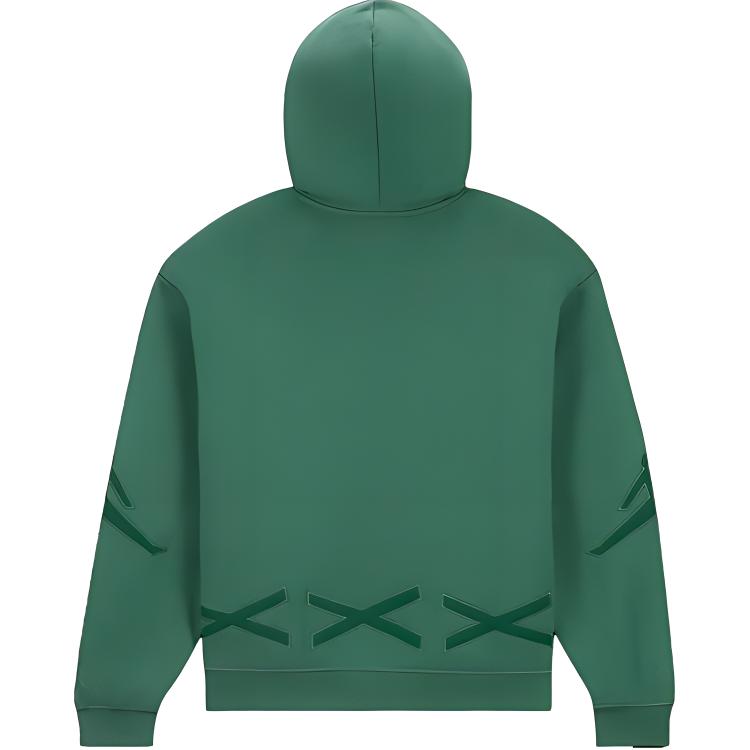 Nike Green Lettered Hoodie Long Sleeve Casual Unisex Sweatshirt FZ7515-398 圖 3