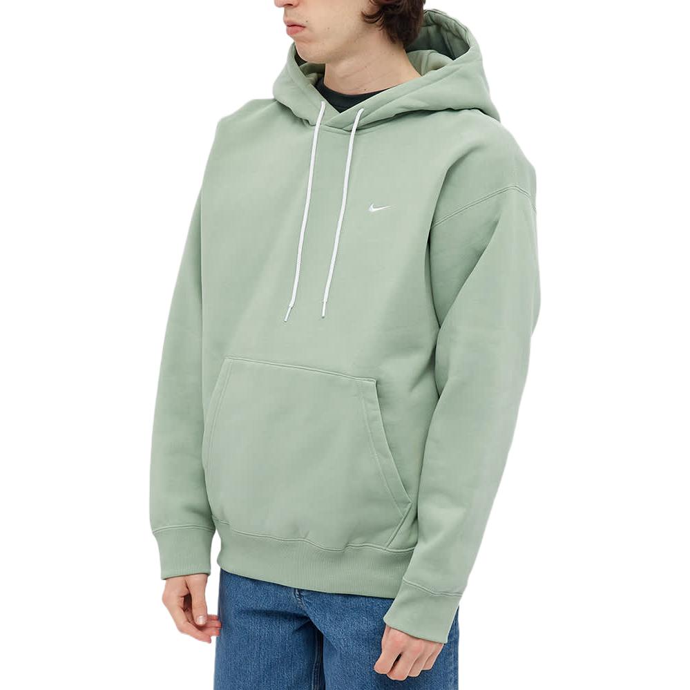 Nike Green Solid Logo Hoodie Casual Pullover Long-Sleeve Sweatshirt CV0552-006 圖 3