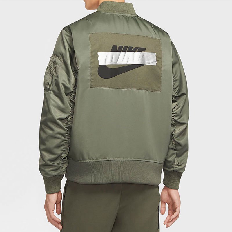 Nike Green Windbreaker Baseball Jacket DJ4144-380 圖 5