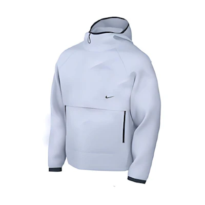Nike Grey-Purple Logo Pullover Hoodie Outdoor Casual Jacket FN3873-085