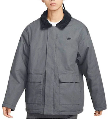 나이키 회색 자수 로고 플리스 카라 긴팔 재킷 FD6683-068 Purchase 나이키 회색 자수 로고 플리스 카라 긴팔 재킷 FD6683-068