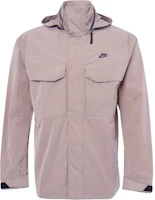 Nike Grey Solid Logo Embroidered Outdoor Utility Hoodie Jacket DC6771-229 Nike Grey Solid Logo Embroidered Outdoor Utility Hoodie Jacket DC6771-229