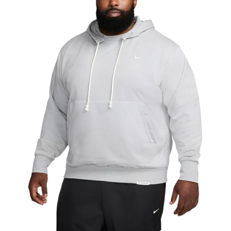 Nike Grey Solid Logo Pocket Hoodie DQ5818-063