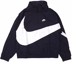 Nike Half-Zip Big Swoosh Jacket Black US Edition AJ1404-010 Nike Half-Zip Big Swoosh Jacket Black US Edition AJ1404-010