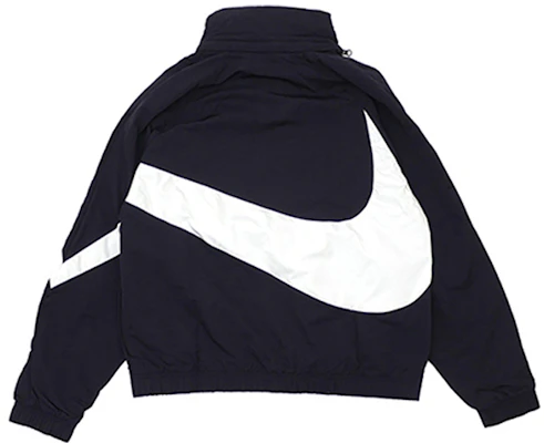 耐克大勾标半拉链夹克 黑色 美国版 AJ1404-010 Lookbook 耐克大勾标半拉链夹克 黑色 美国版 AJ1404-010