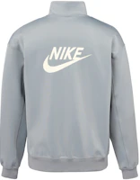 Nike Half-Zip High Collar Sweatshirt Coconut Grey with Back Letter Logo DQ4238-073 Nike Half-Zip High Collar Sweatshirt Coconut Grey with Back Letter Logo DQ4238-073