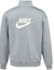 Buy Nike Half-Zip High Collar Sweatshirt Coconut Grey with Back Letter Logo DQ4238-073