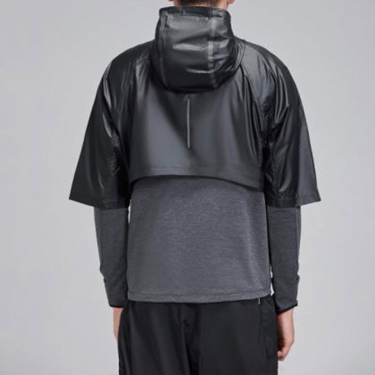 Nike Half-Zip Hoodie with Spliced Logo Black 933411-011 圖 5