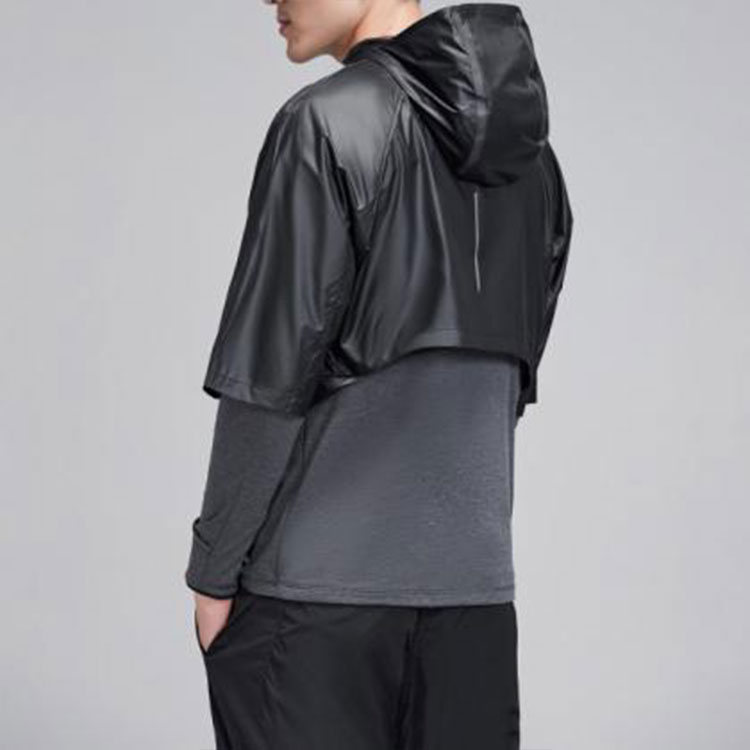 Nike Half-Zip Hoodie with Spliced Logo Black 933411-011 圖 6