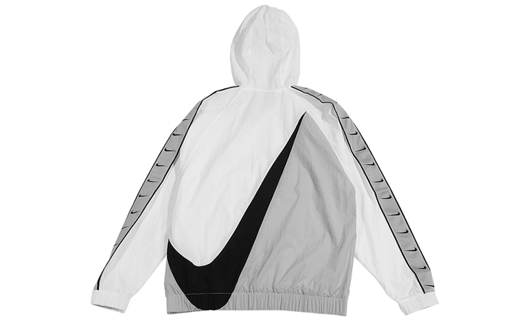 Nike Half-Zip Retro Logo Hoodie Jacket White Sportswear CD0420-100 圖 2