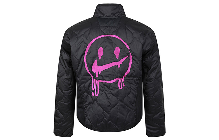 Lookbook 나이키 하드우드 라이너 블랙 재킷 긴팔 스탠드 칼라 아우터웨어 CK6858-010