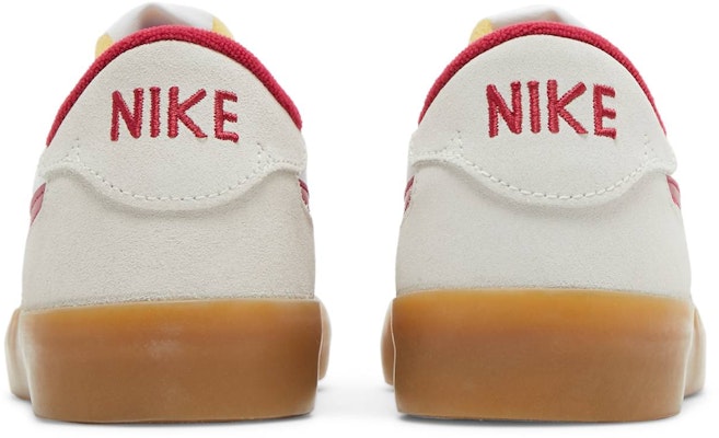 Nike SB Heritage Vulc 低筒滑板鞋 男女同款 米白紅 Details for Nike SB Heritage Vulc 低筒滑板鞋 男女同款 米白紅