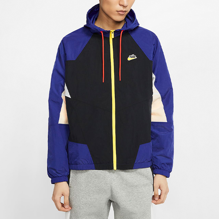Nike Heritage Windrunner Woven Jacket Deep Royal Blue Retro Style CJ4359-455 圖 4