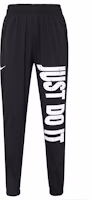 Nike High-Waisted Logo Knit Joggers with Drawstring Pockets Black. DX3566-010 Nike High-Waisted Logo Knit Joggers with Drawstring Pockets Black. DX3566-010