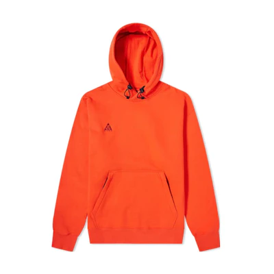 Nike Hoodie Havana Red with Logo Print and Drawstring Design for Men. BQ3453-634