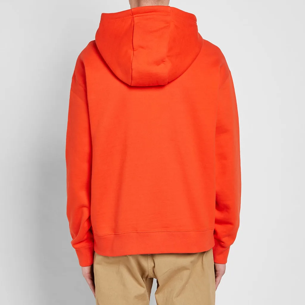 Nike Hoodie Havana Red with Logo Print and Drawstring Design for Men. BQ3453-634 圖 5