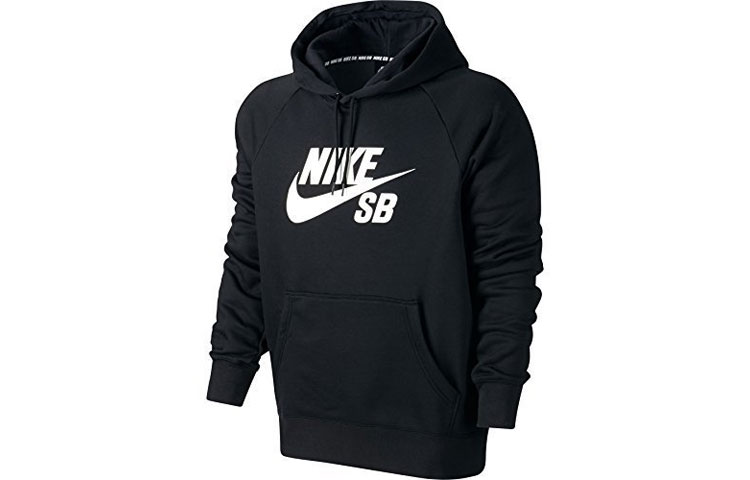 Nike Hoodie with Letter Logo Print - Black 846886-010