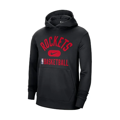 Nike Houston Rockets Hoodie Black Unisex Player Training Sweatshirt All Seasons DB0896-010