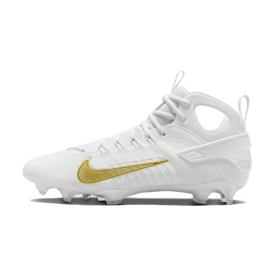 Nike Huarache 9 Elite Mid LAX 'White Metallic Vivid Gold'