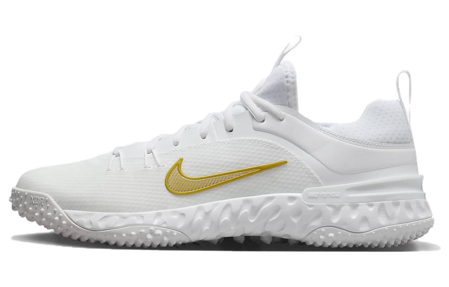 Nike Huarache 9 Elite TF LAX 'White Metallic Vivid Gold' FN0310-100