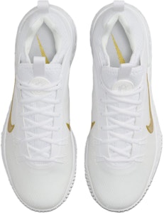 Nike Huarache 9 Elite TF LAX 'Putih Emas Metalik Vivid' FN0310-100 Lookbook Nike Huarache 9 Elite TF LAX 'Putih Emas Metalik Vivid' FN0310-100