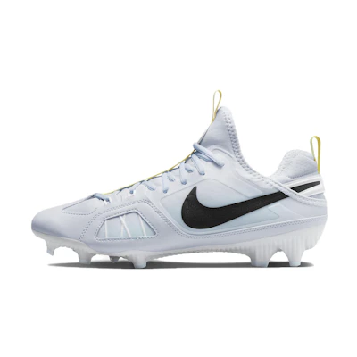 Nike Huarache 9 Varsity LAX SE lacrosse shoes 'Grey White Light Green Black'