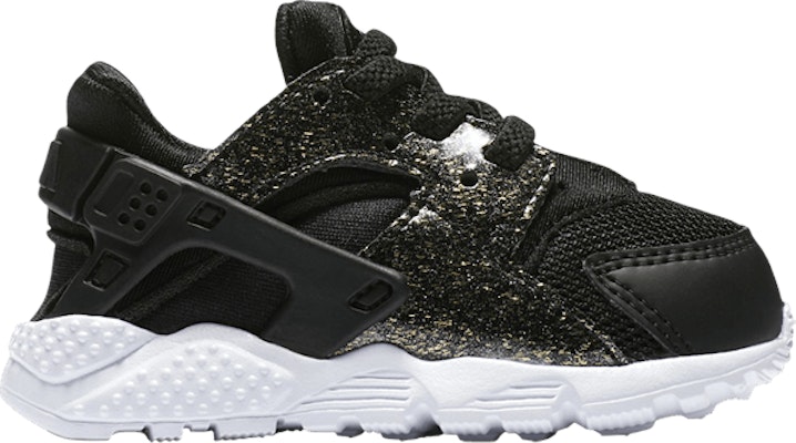 (Infant) Nike Huarache Run SE 'Black Gold Glitter' 859592-005 Buy (Infant) Nike Huarache Run SE 'Black Gold Glitter' 859592-005