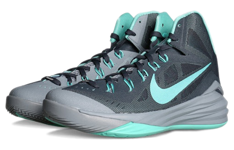 Lookbook Nike Hyperdunk 14 Dunkelgrau Hyper Jade 653650-030