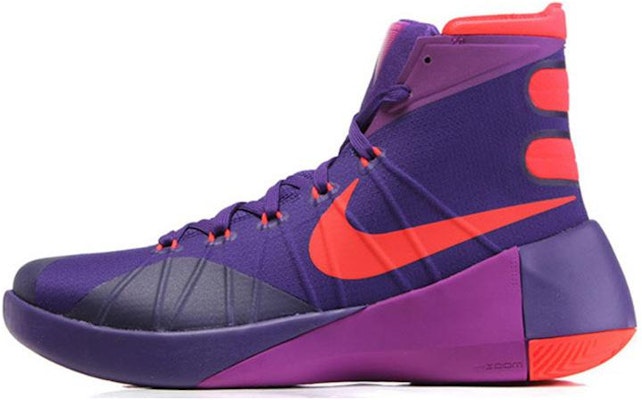 Nike Hyperdunk 2015 減震耐磨防滑 高筒 籃球鞋 紫橙 Buy Nike Hyperdunk 2015 減震耐磨防滑 高筒 籃球鞋 紫橙
