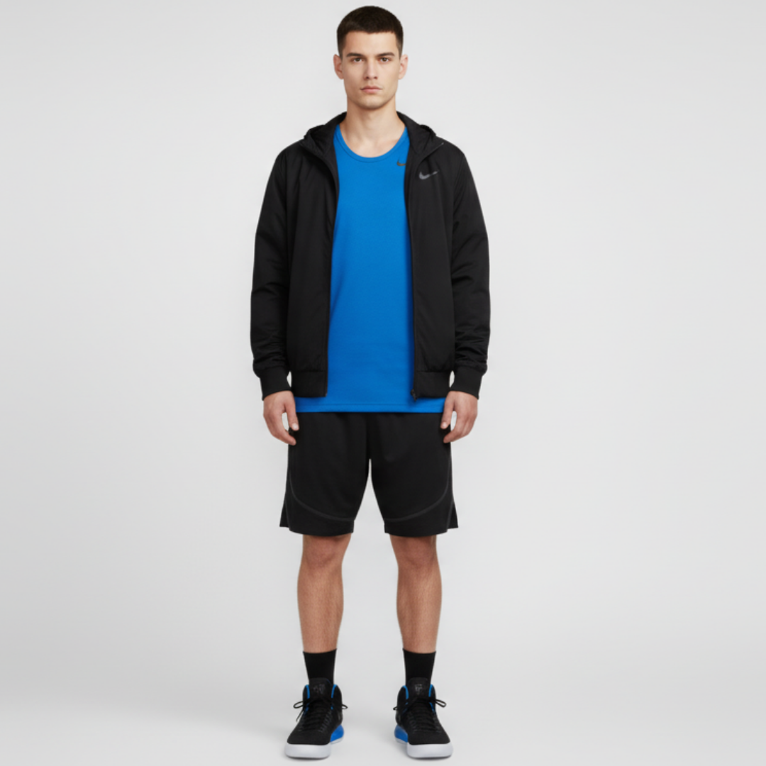 Lookbook Nike Hyperdunk 2017 'Hitam Biru Jay' 897660-004