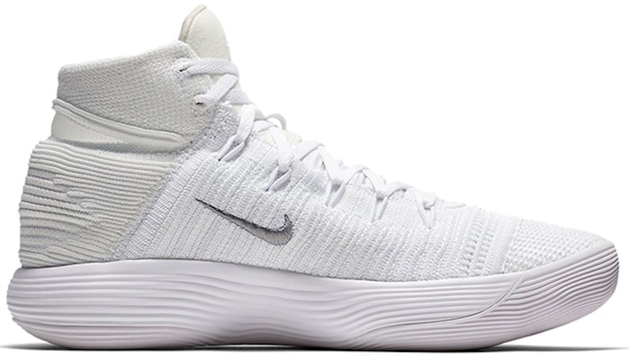 Nike Hyperdunk 2017 React Flyknit 高筒 实战篮球鞋 男款 白灰 Order Nike Hyperdunk 2017 React Flyknit 高筒 实战篮球鞋 男款 白灰
