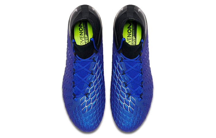 Shop 耐克 Hypervenom 3 Elite DF SG '黑蓝' 足球鞋 AJ3812-400