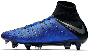 Nike Hypervenom 3 Elite DF SG 'Black Blue' AJ3812-400 Nike Hypervenom 3 Elite DF SG 'Black Blue' AJ3812-400