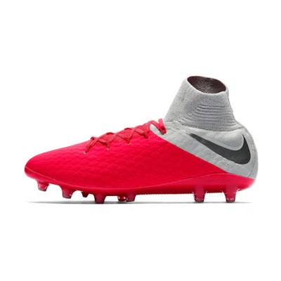 Nike Hypervenom 3 Pro DF AG 'Red Grey'