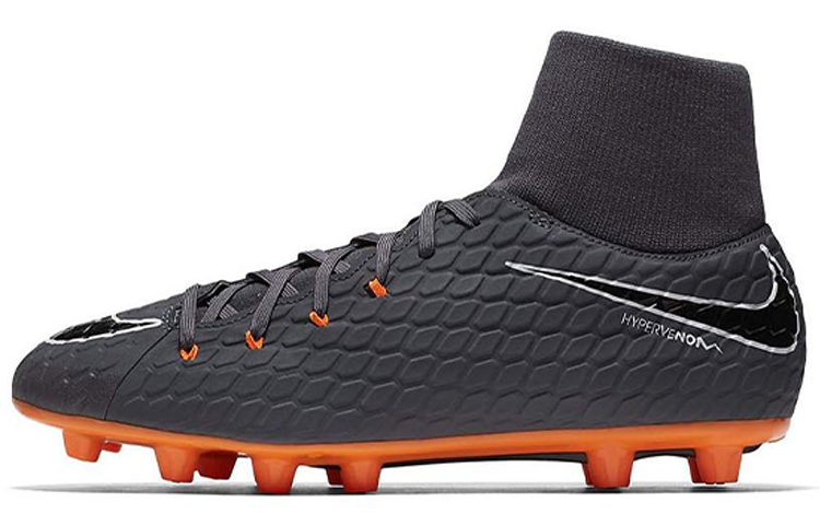 Nike Hypervenom Phantom 3 Academy DF HG 'Black Orange' AH7272-081