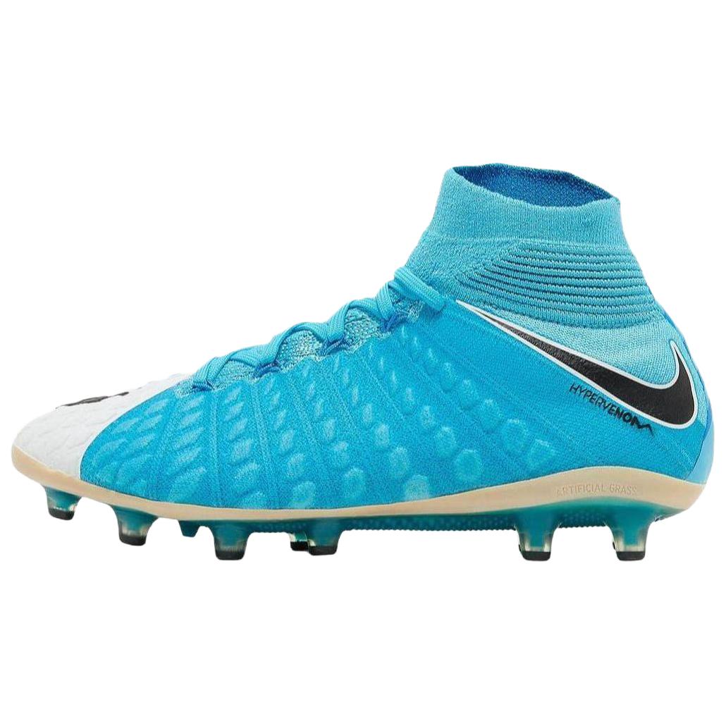 Nike Hypervenom Phantom 3 Blue/White/Black Turf Soccer Cleats AG/TF 852550-104